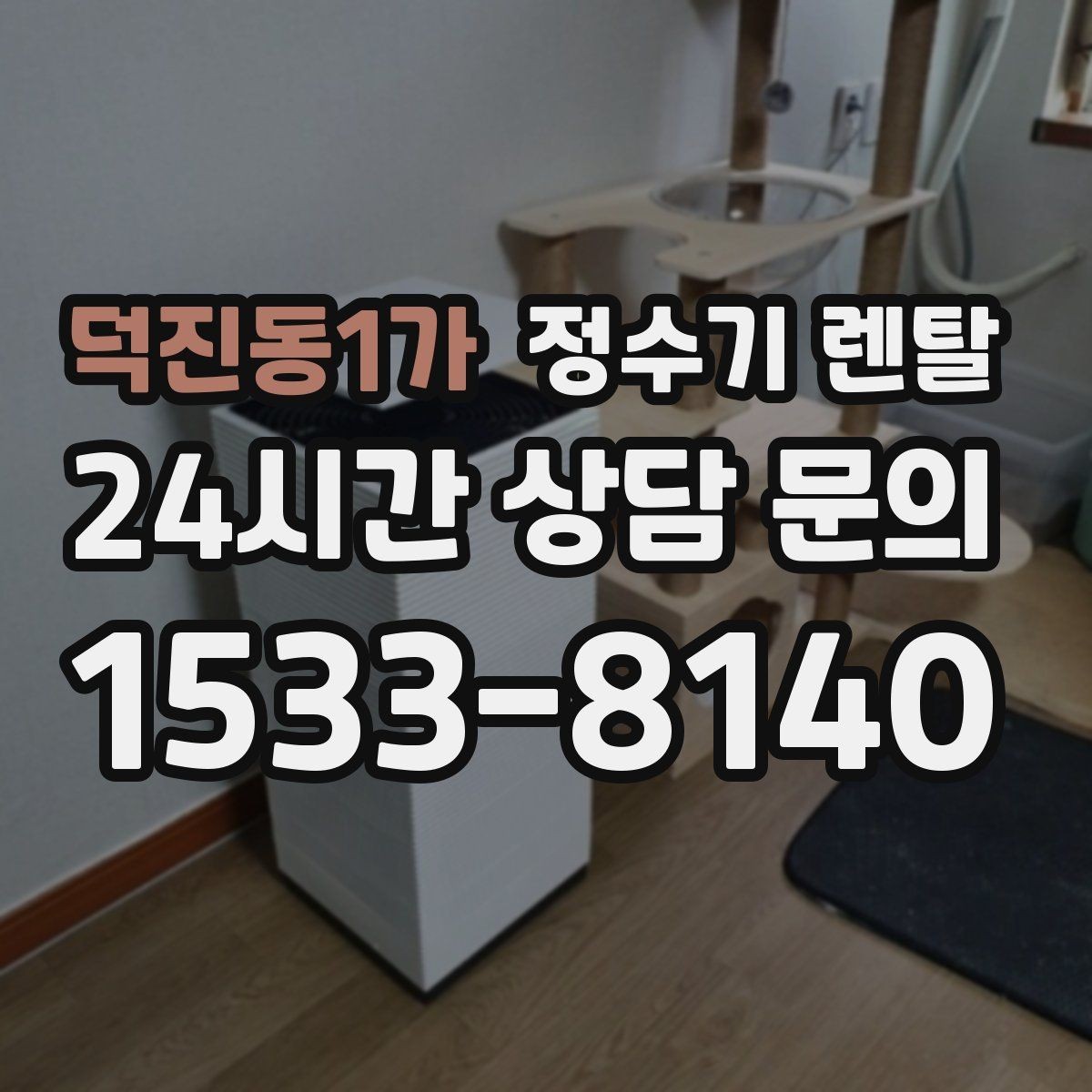 덕진동1가 정수기 렌탈 등록비 설치비 관리비 체크 포인트