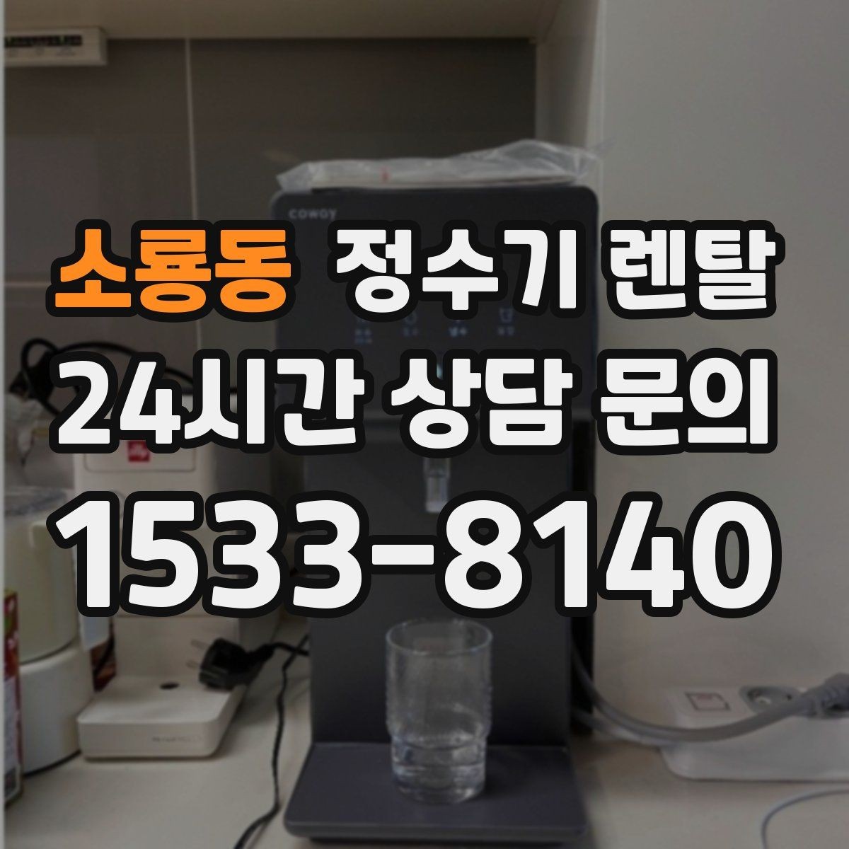 소룡동 정수기 렌탈 자가 교체형 필터 장단점 정리