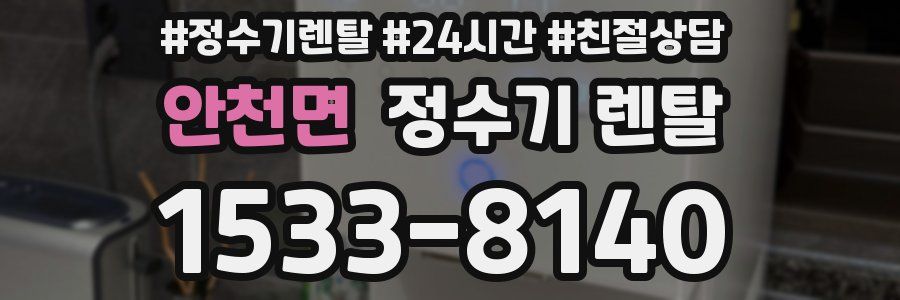 안천면 정수기 렌탈