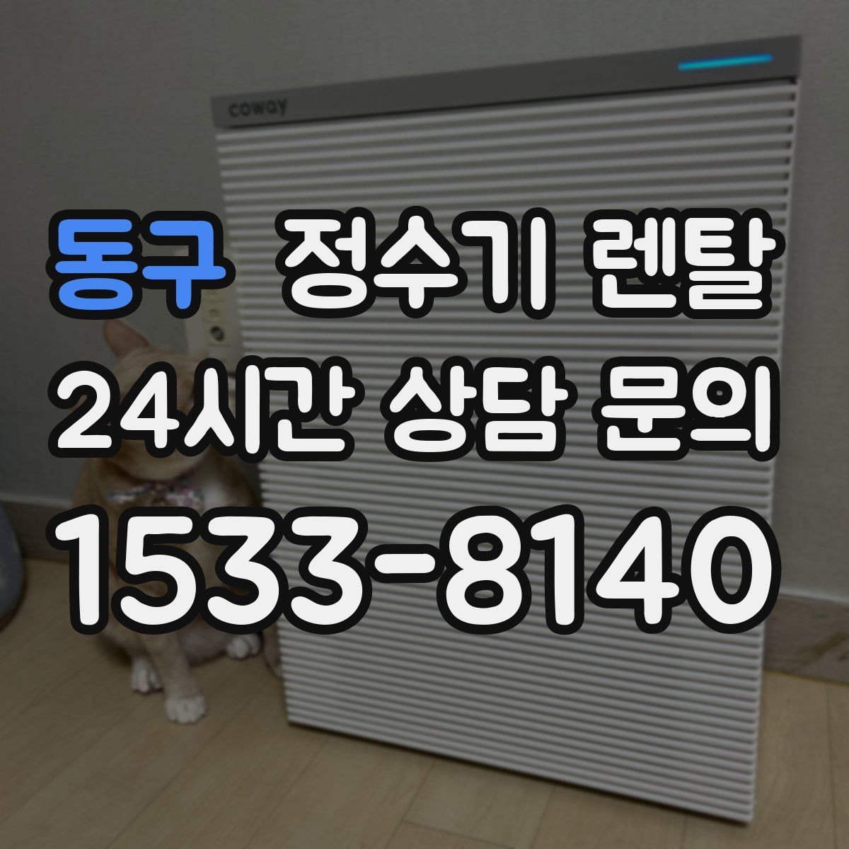 동구 정수기 렌탈 휴가 다녀온 뒤 처음 물 받을 때 주의할 점