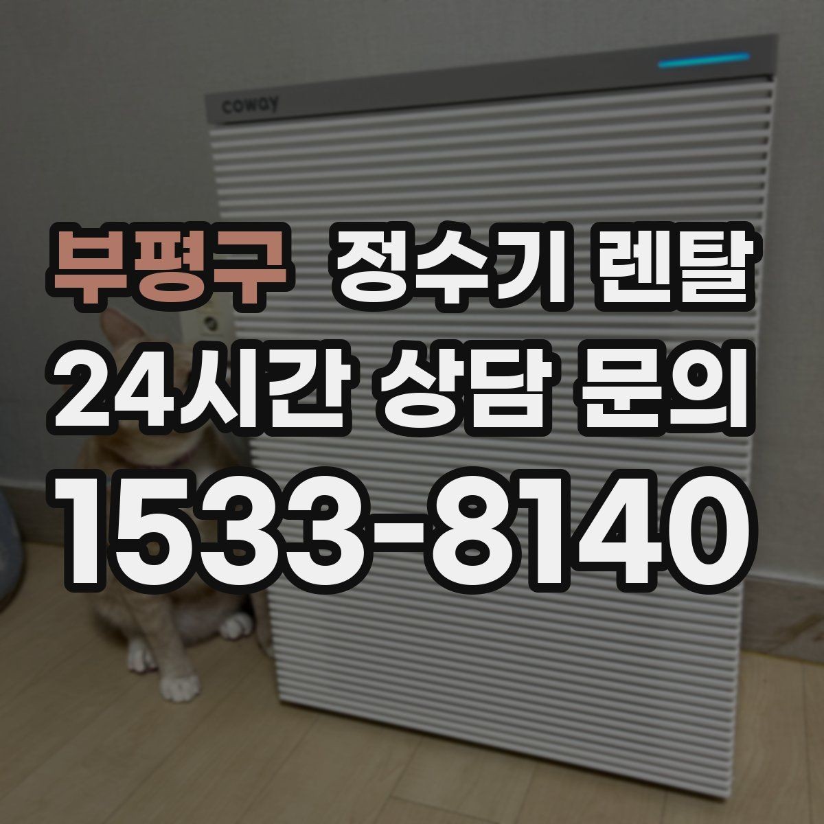 부평구 정수기 렌탈 신혼집에 어울리는 슬림형 추천 포인트