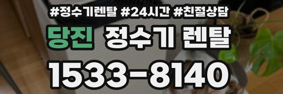 당진 정수기 렌탈