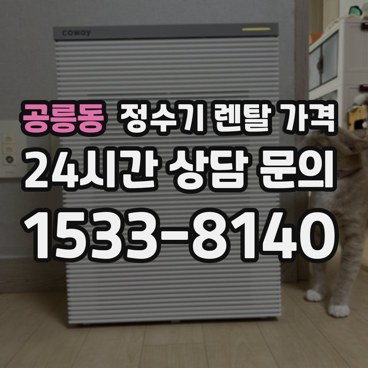 공릉동 정수기 렌탈 가격