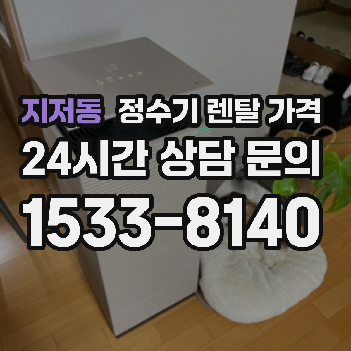 지저동 정수기 렌탈 가격