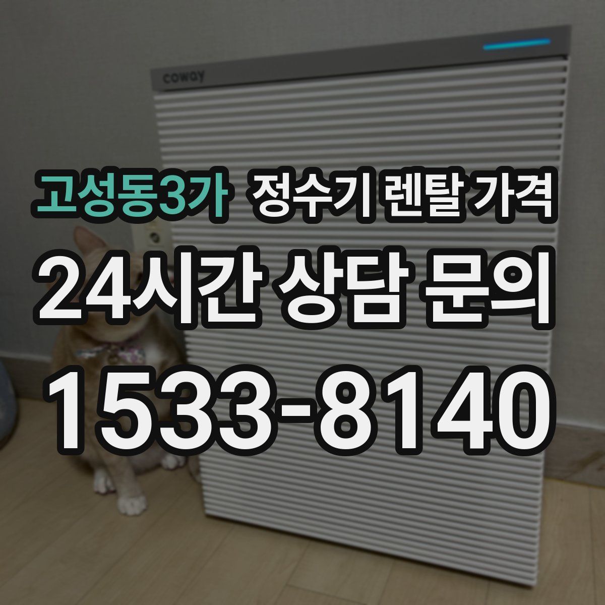 고성동3가 정수기 렌탈 가격