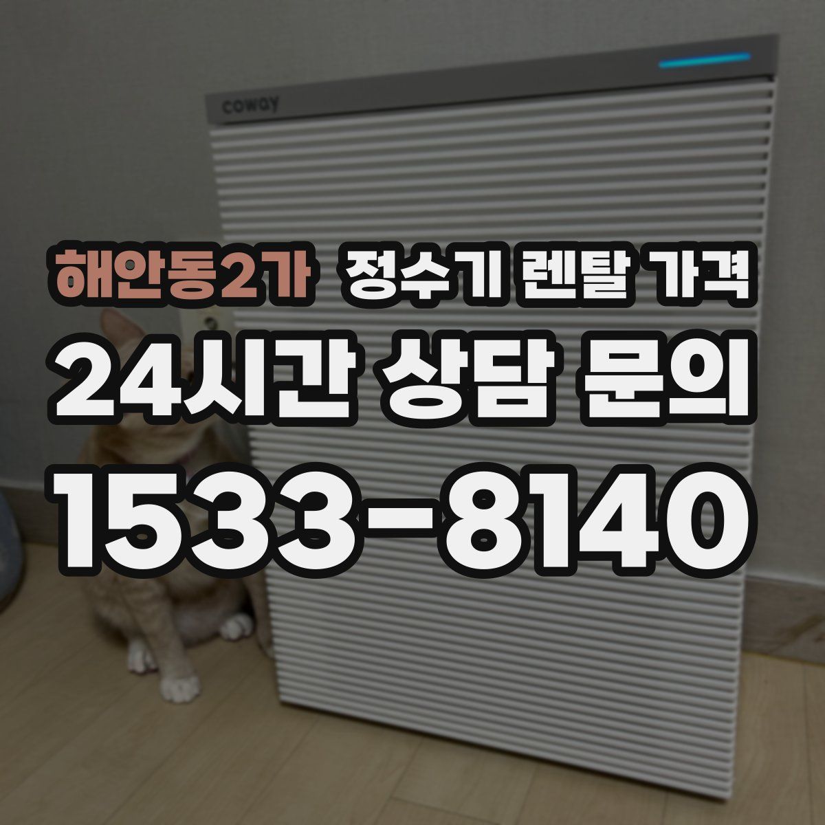 해안동2가 정수기 렌탈 가격