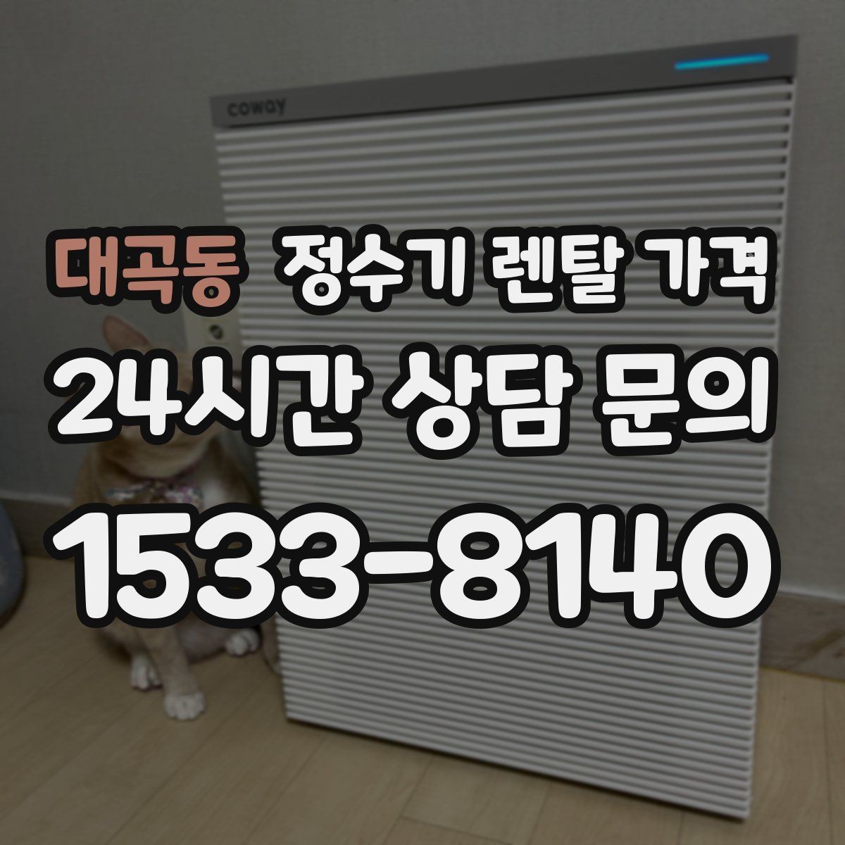 대곡동 정수기 렌탈 가격 관리 방식에 따른 비용 차이