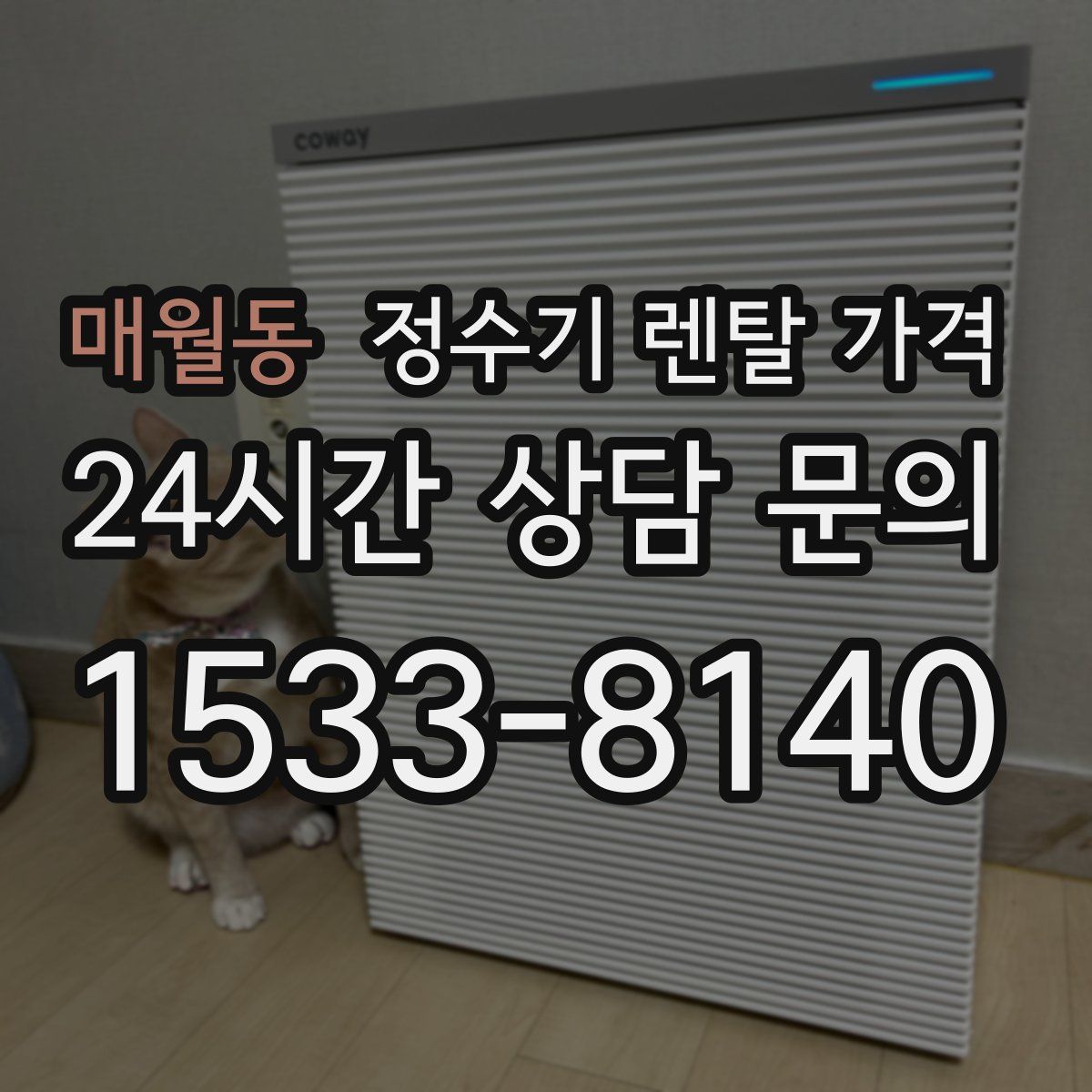 매월동 정수기 렌탈 가격