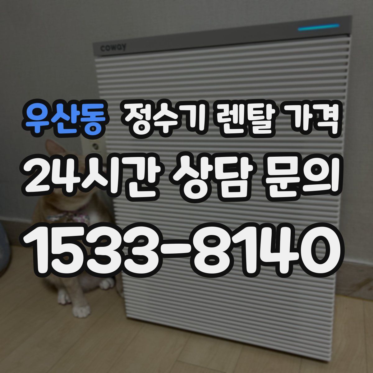 우산동 정수기 렌탈 가격