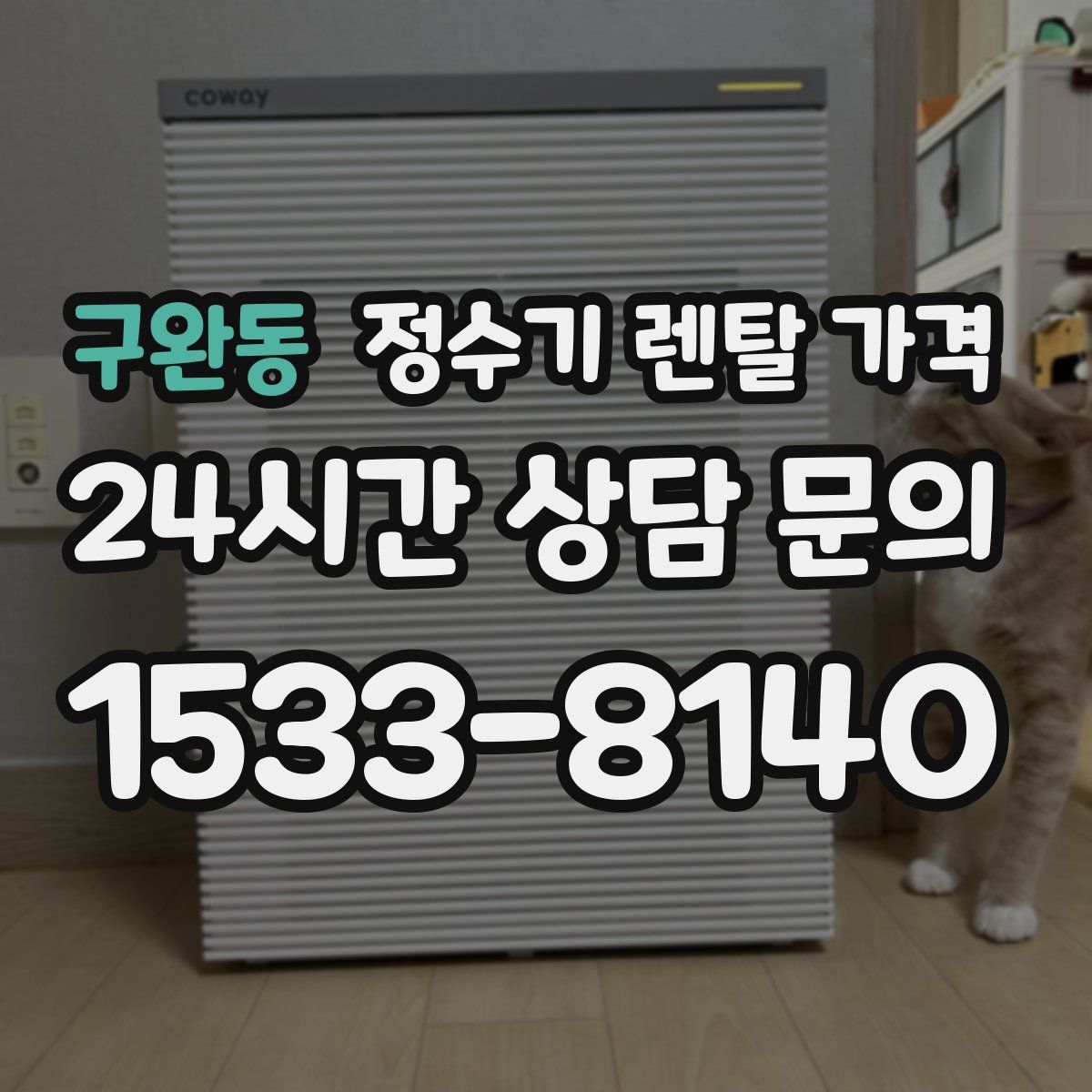 구완동 정수기 렌탈 가격