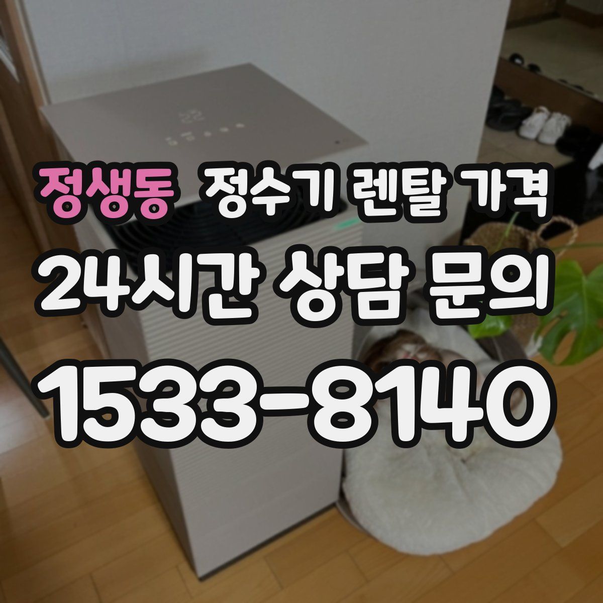 정생동 정수기 렌탈 가격