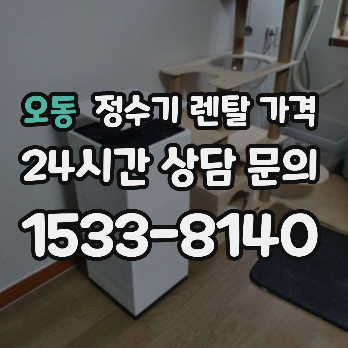 오동 정수기 렌탈 가격