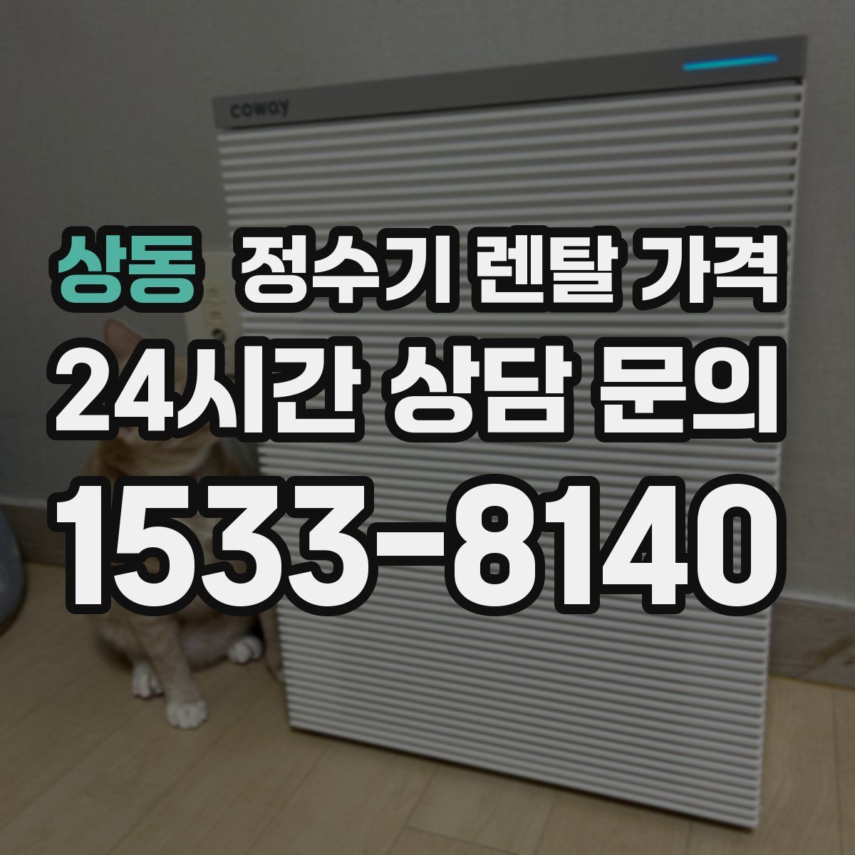 상동 정수기 렌탈 가격