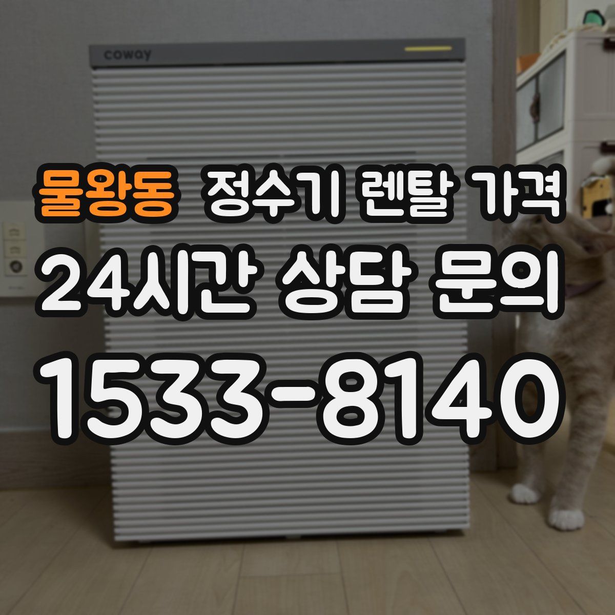 물왕동 정수기 렌탈 가격