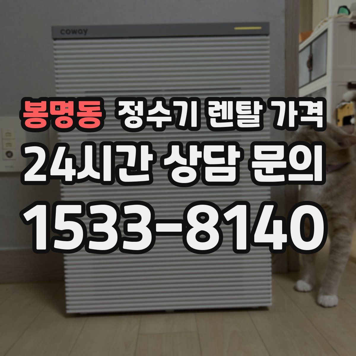 봉명동 정수기 렌탈 가격