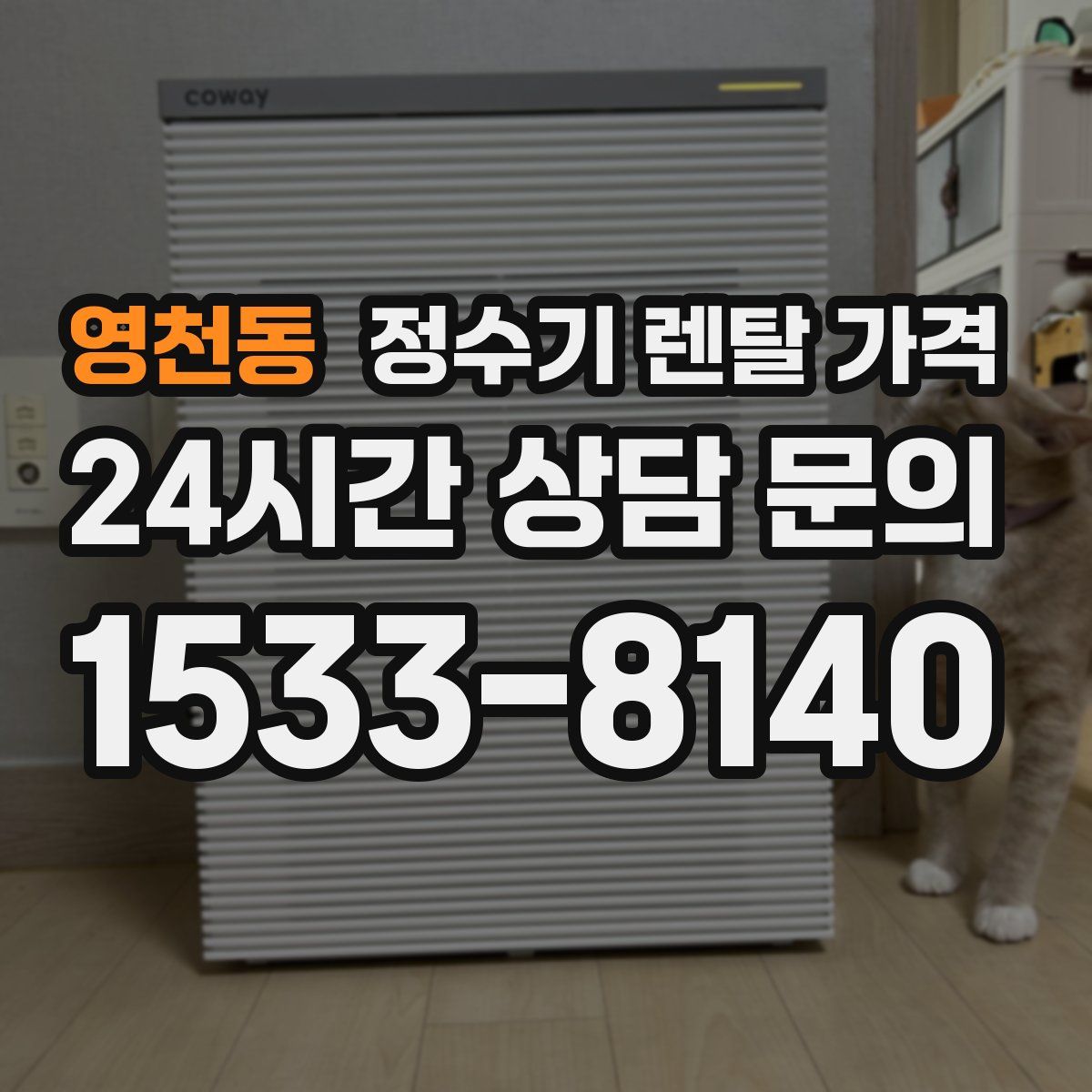 영천동 정수기 렌탈 가격