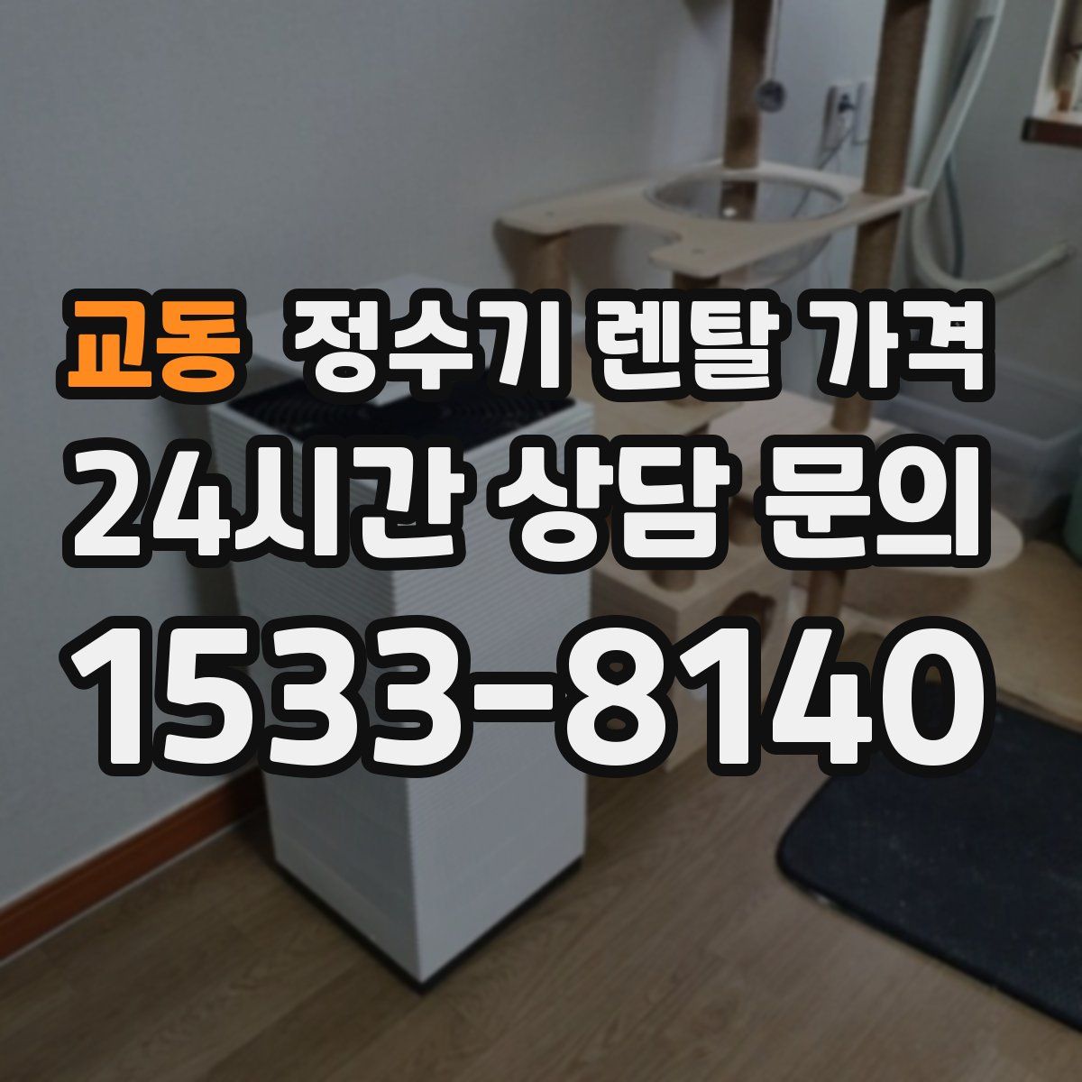 교동 정수기 렌탈 가격