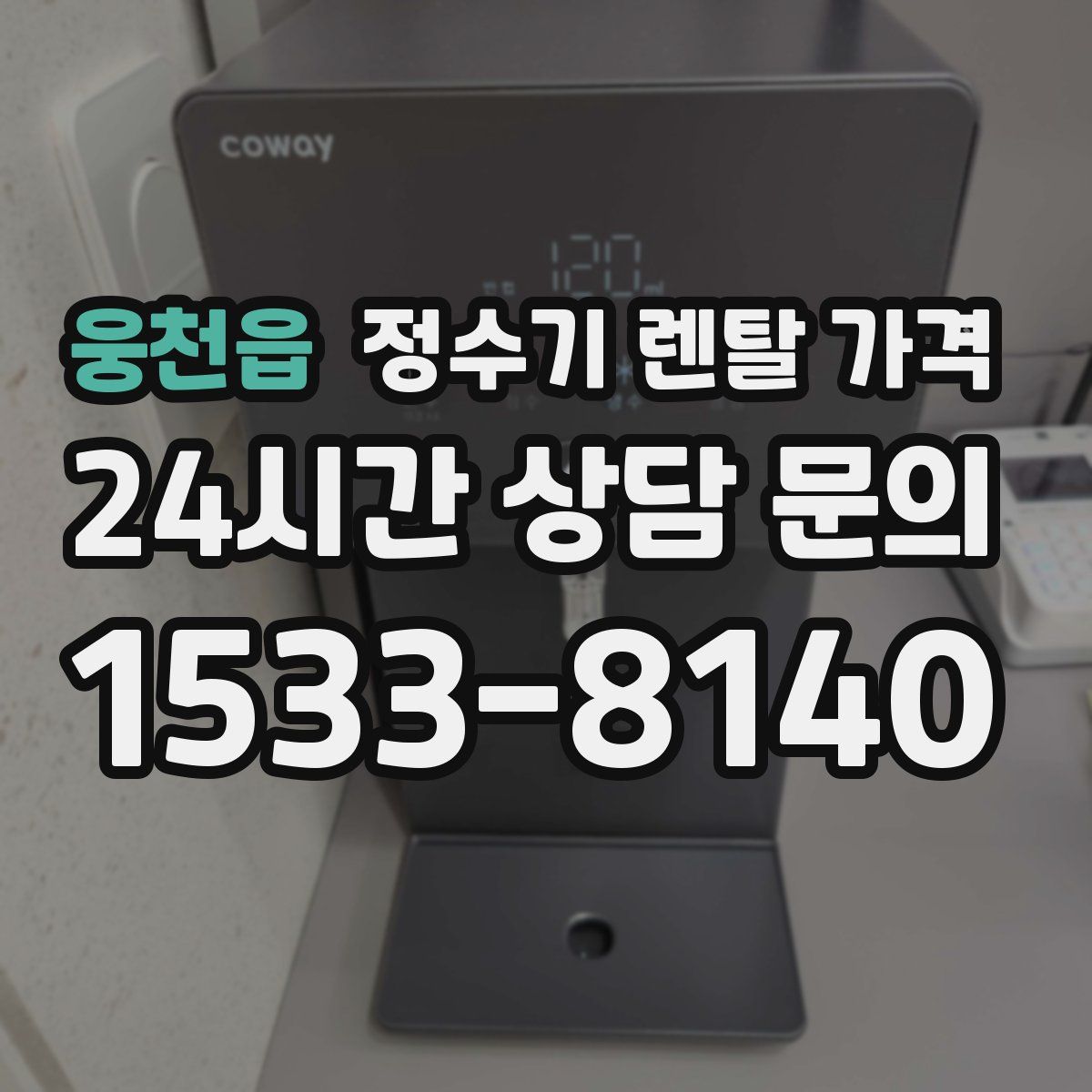 웅천읍 정수기 렌탈 가격