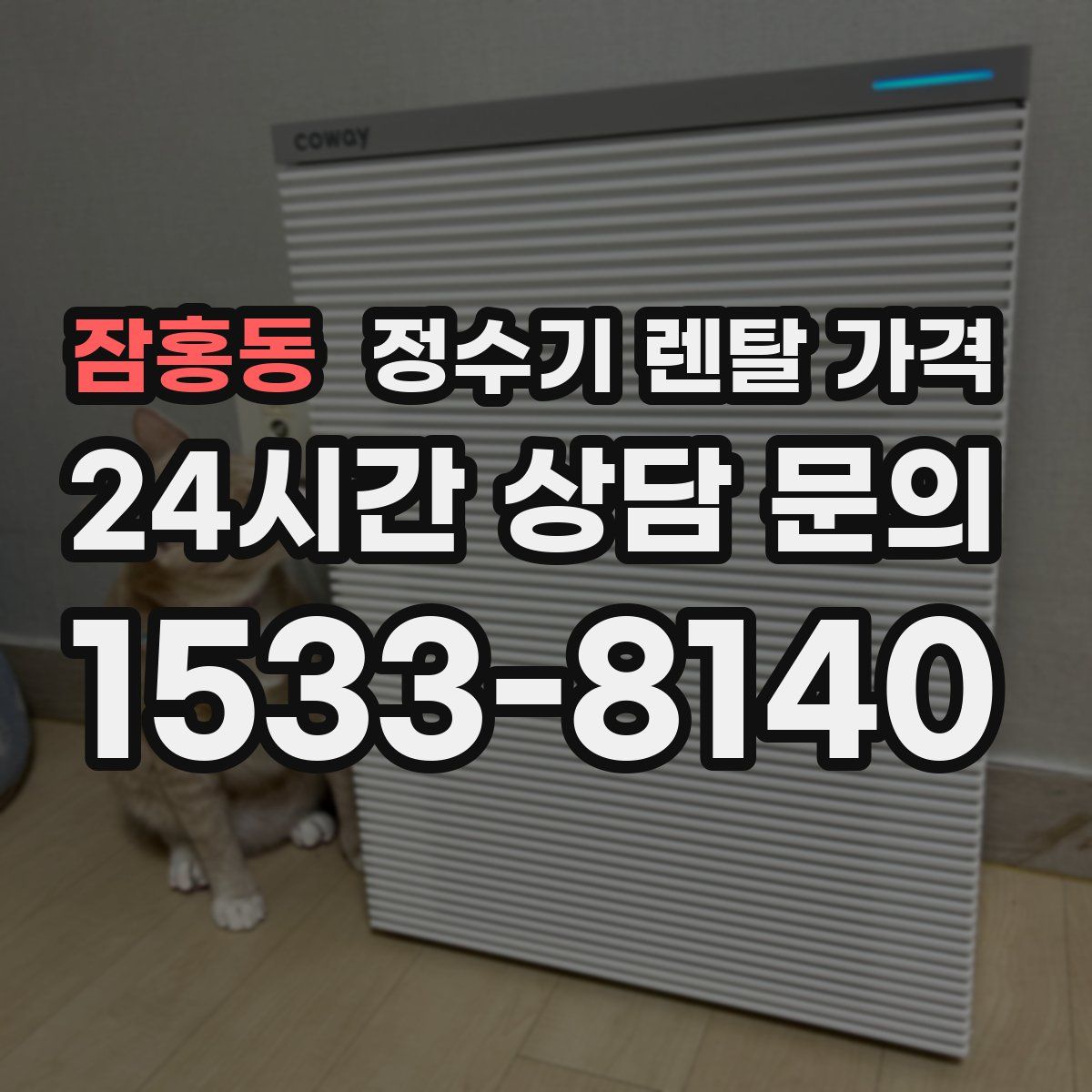 잠홍동 정수기 렌탈 가격