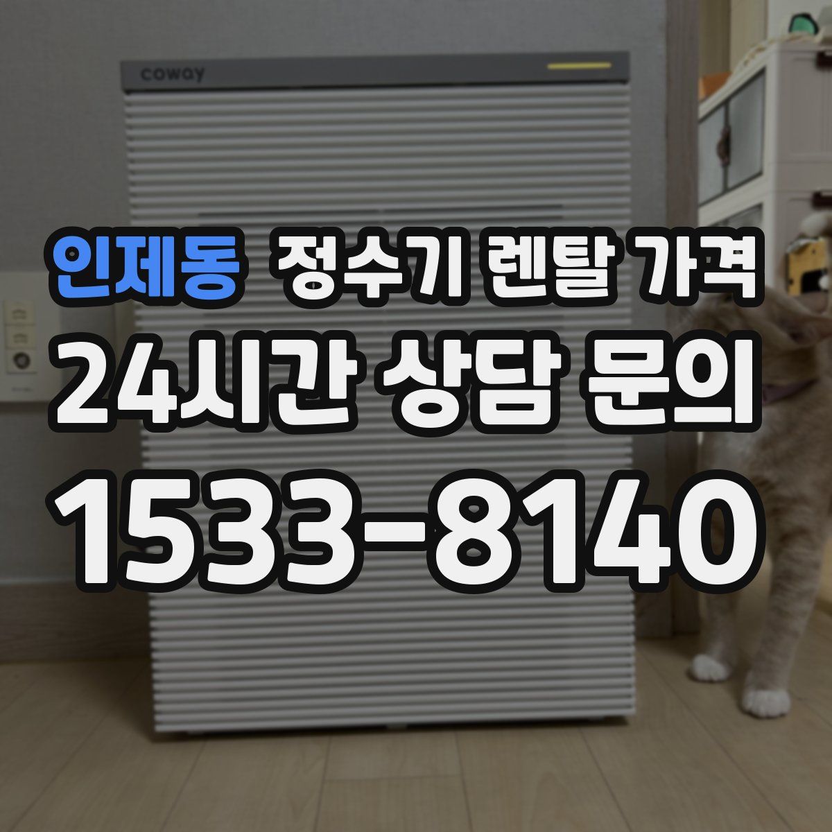 인제동 정수기 렌탈 가격