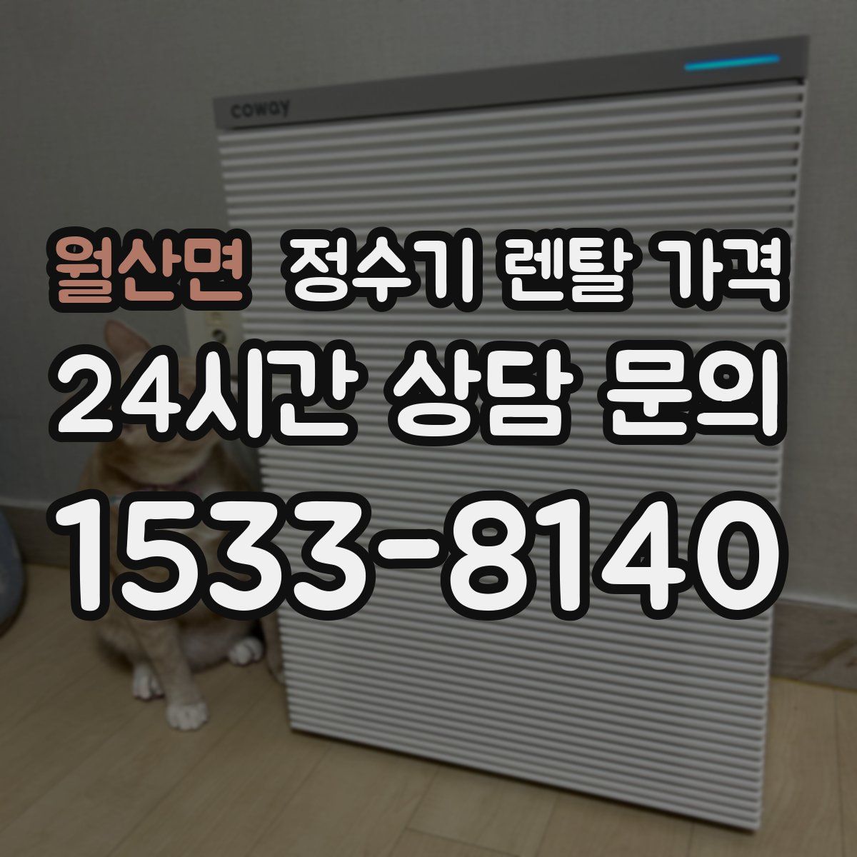 월산면 정수기 렌탈 가격