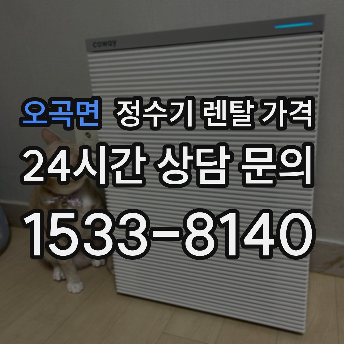 오곡면 정수기 렌탈 가격