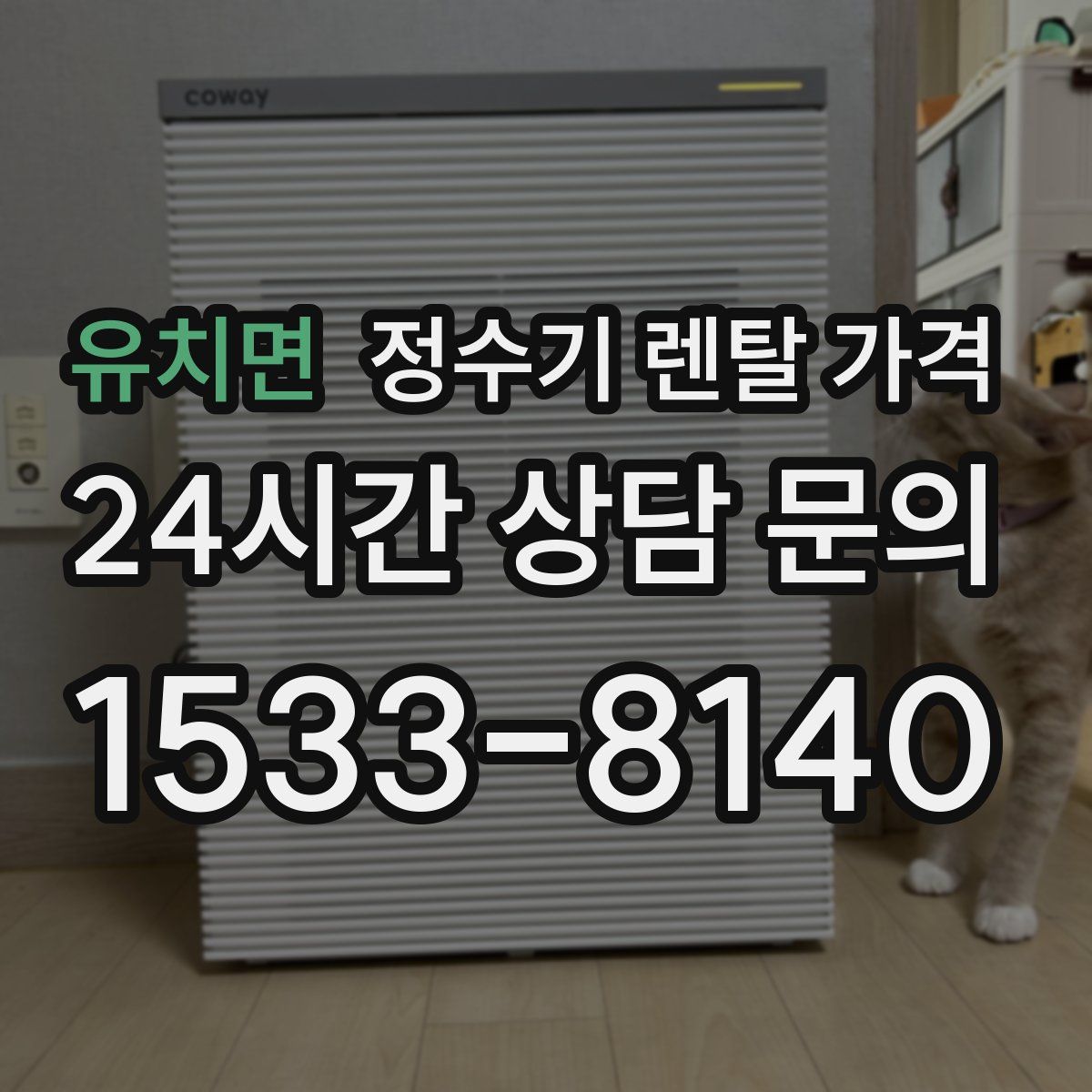 유치면 정수기 렌탈 가격