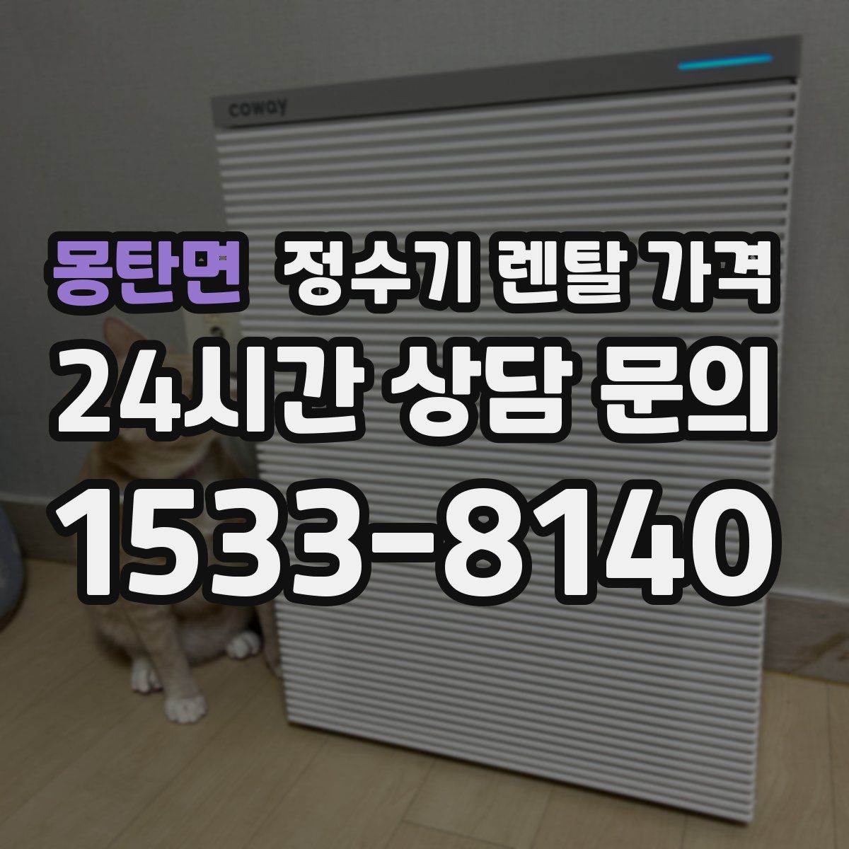 몽탄면 정수기 렌탈 가격