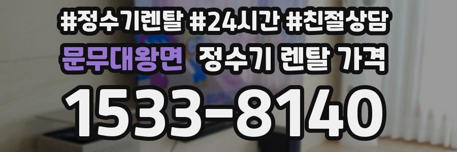 문무대왕면 정수기 렌탈 가격
