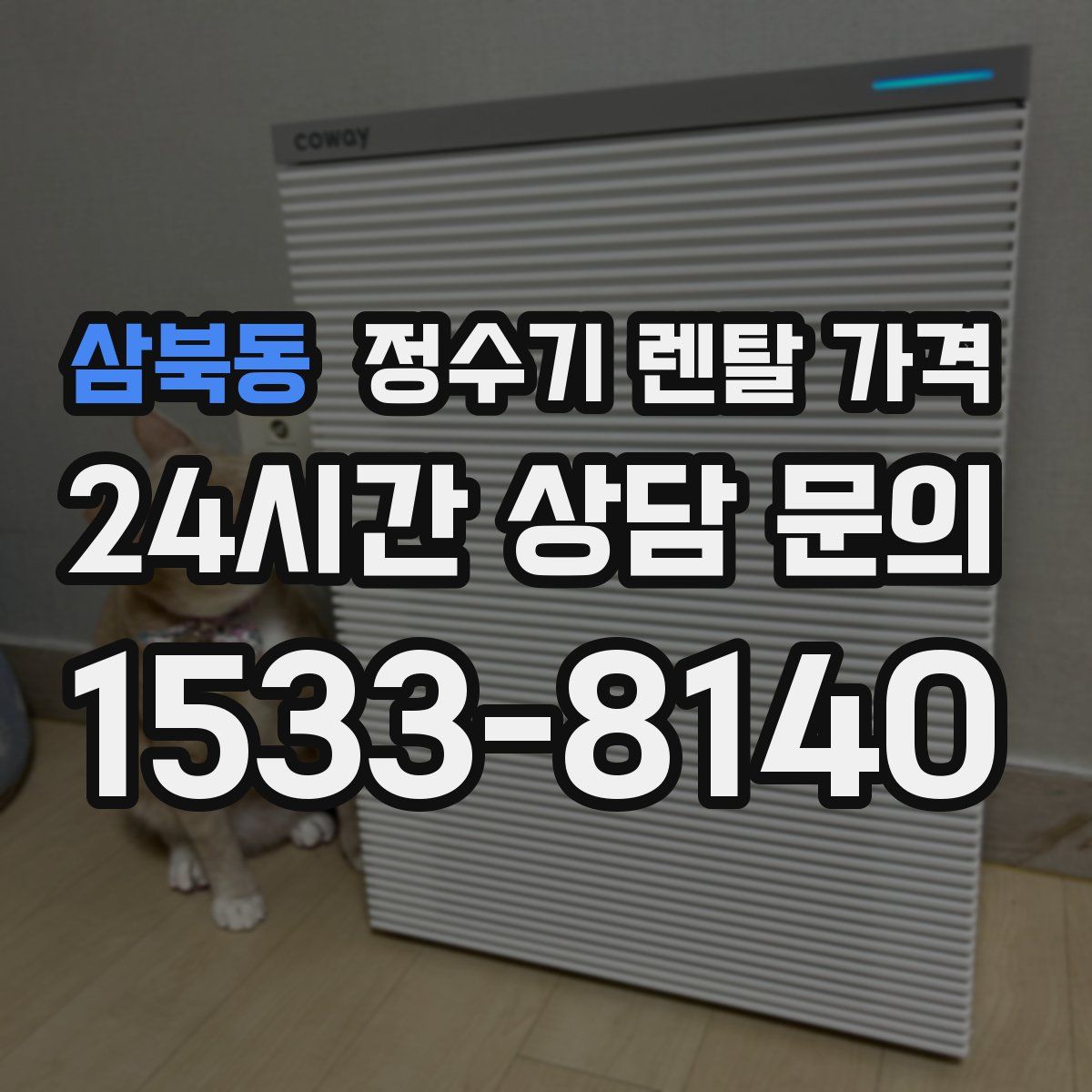 삼북동 정수기 렌탈 가격
