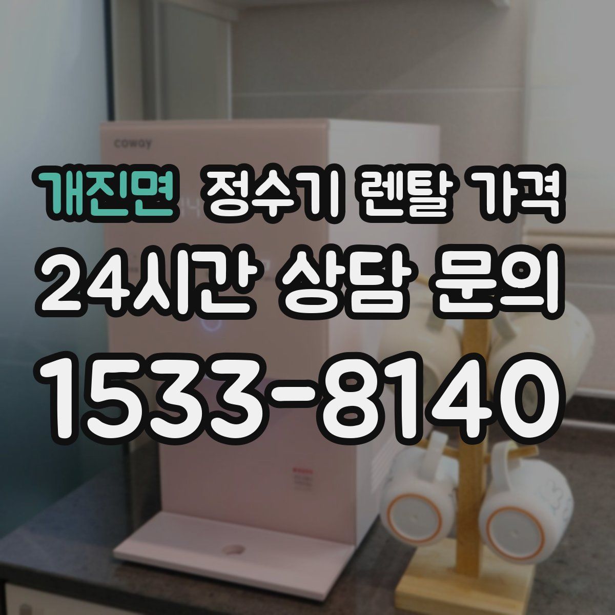 개진면 정수기 렌탈 가격