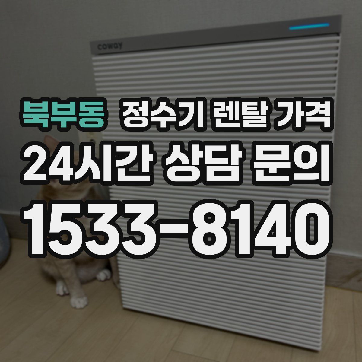 북부동 정수기 렌탈 가격
