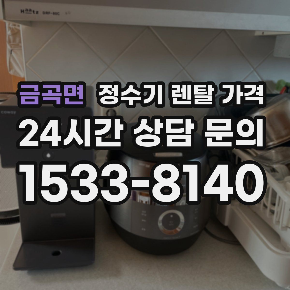금곡면 정수기 렌탈 가격