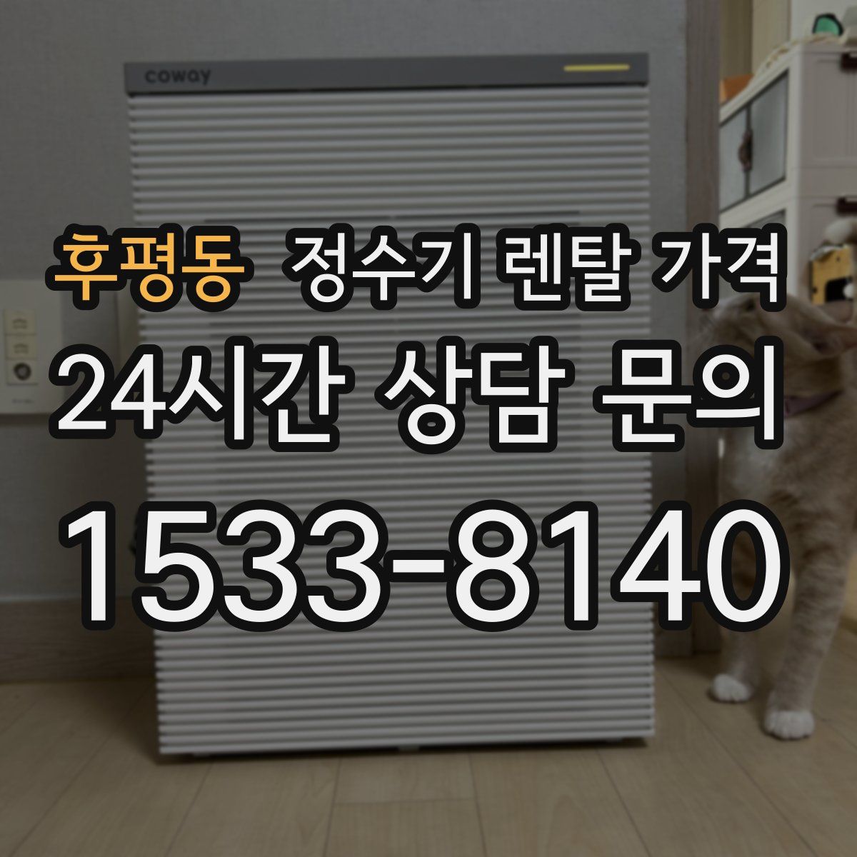 후평동 정수기 렌탈 가격