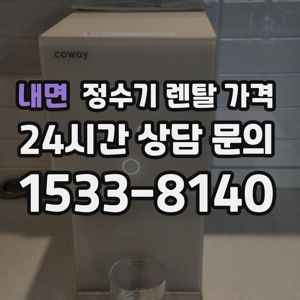 내면 정수기 렌탈 가격 얼음 기능이 있는 모델의 특징