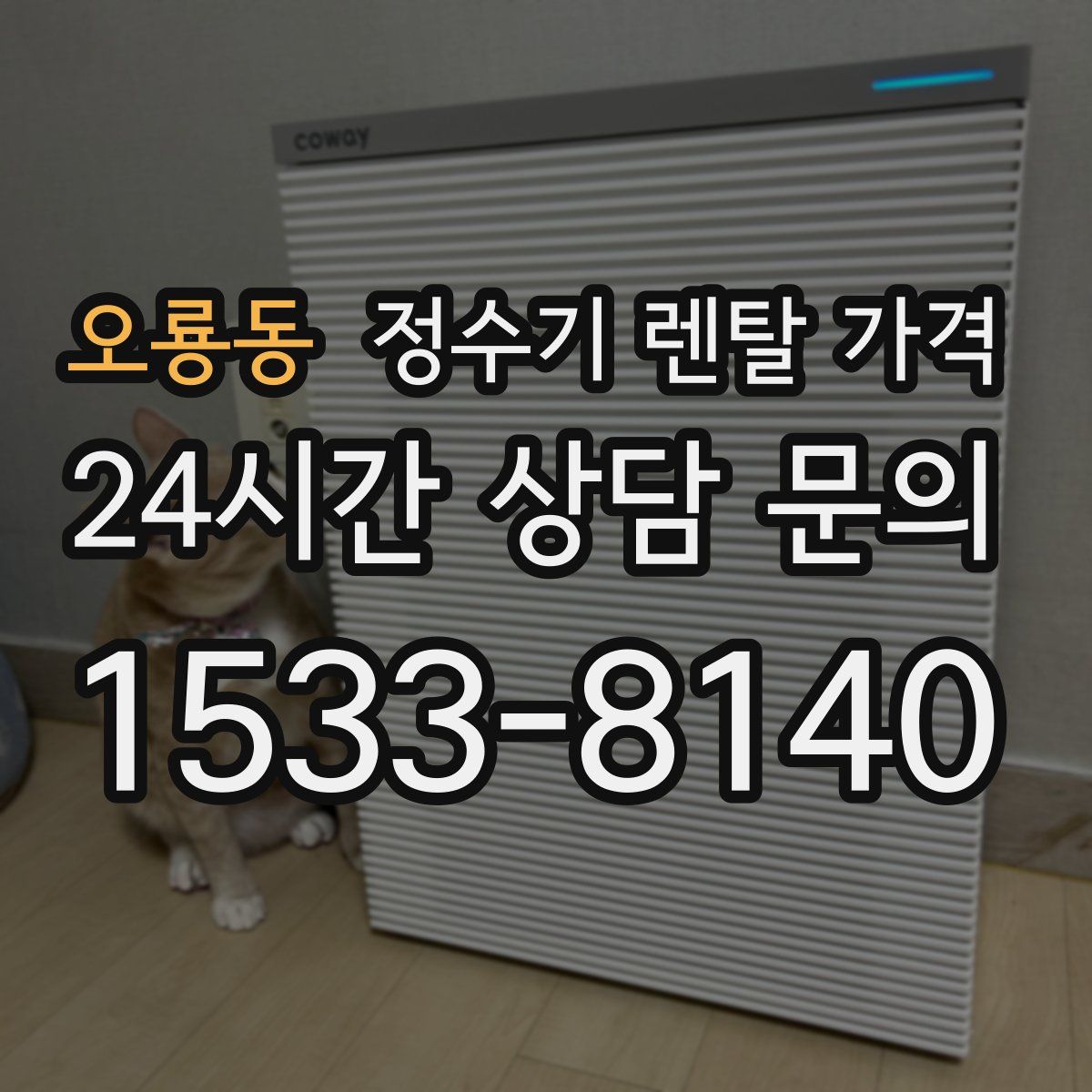 오룡동 정수기 렌탈 가격