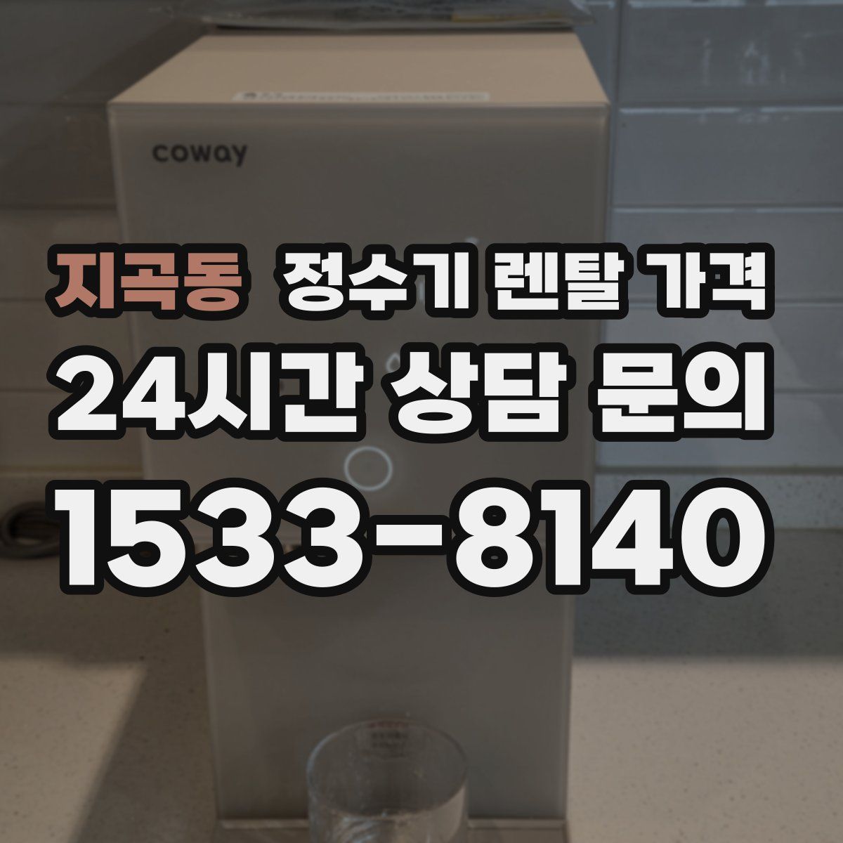 지곡동 정수기 렌탈 가격