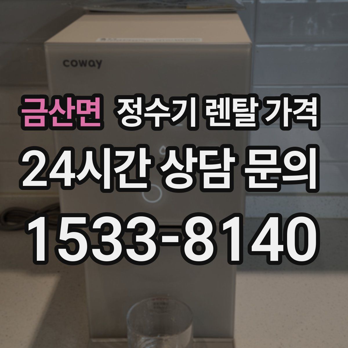 금산면 정수기 렌탈 가격