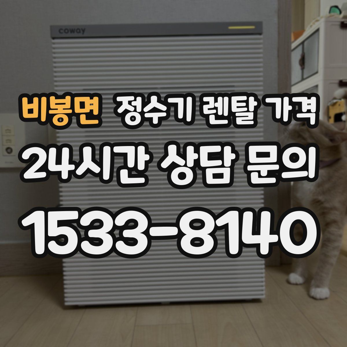 비봉면 정수기 렌탈 가격