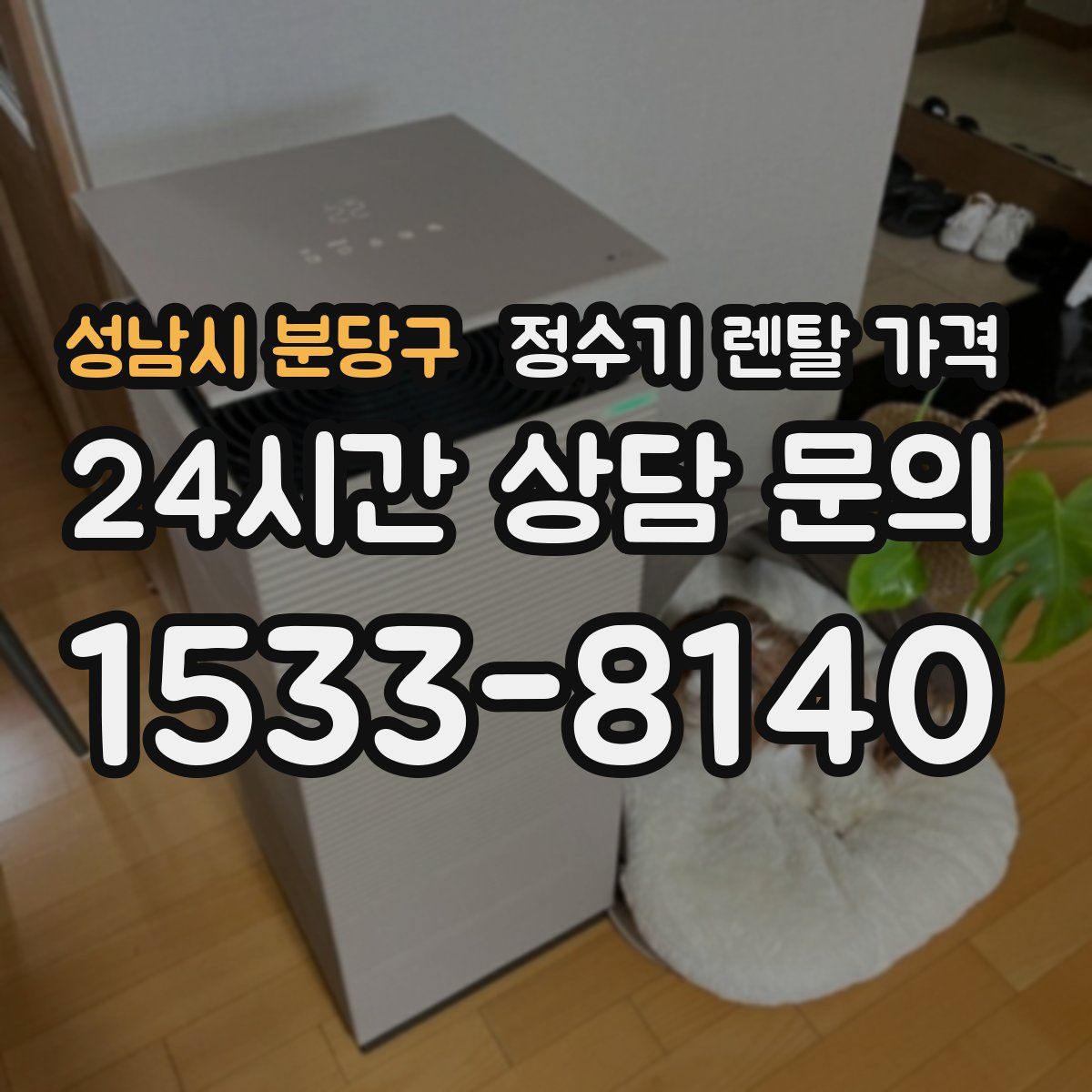 성남시 분당구 정수기 렌탈 가격