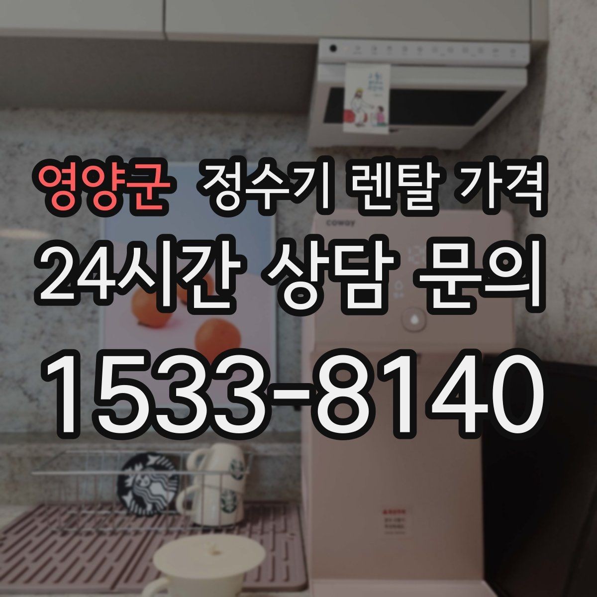 영양군 정수기 렌탈 가격 물 사용량이 많은 집의 선택 기준