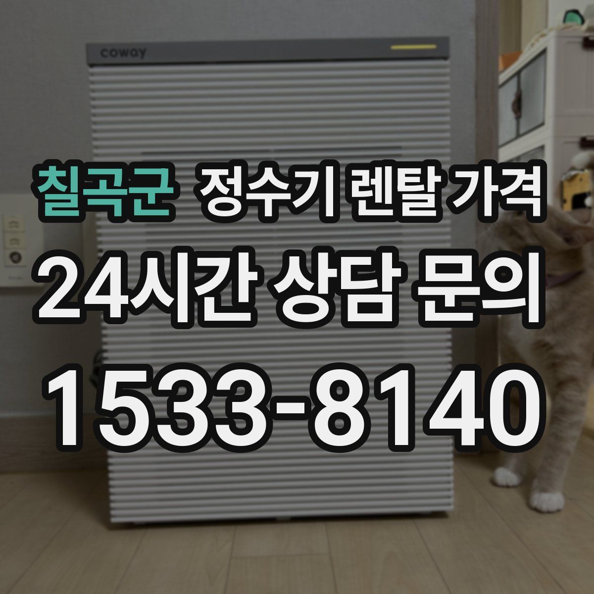 칠곡군 정수기 렌탈 가격