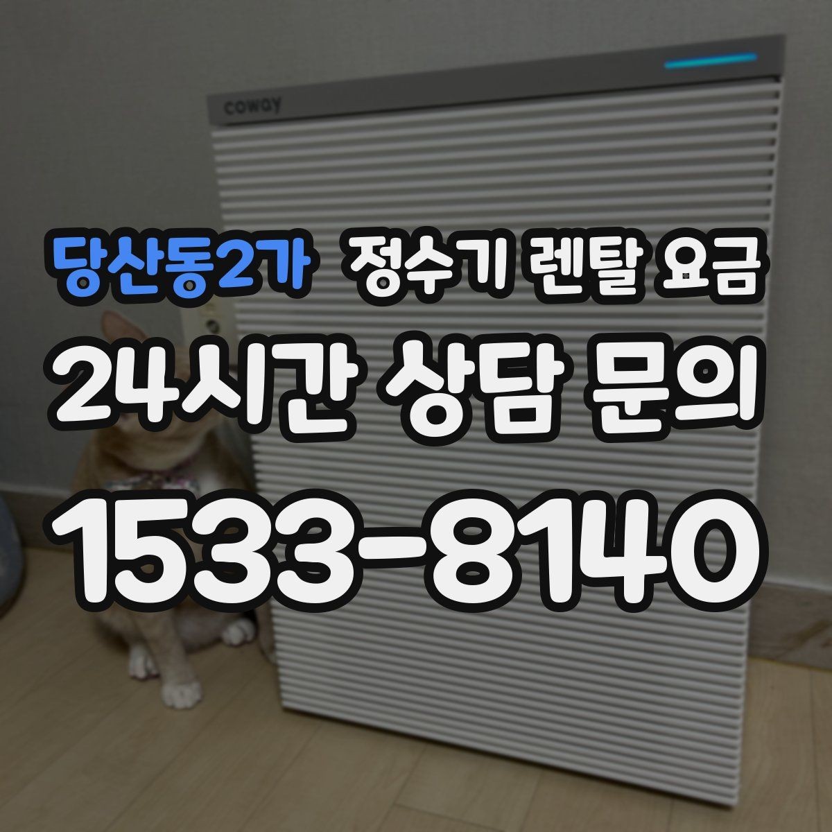 당산동2가 정수기 렌탈 요금 초기 비용과 월 비용 함께 보는 방법