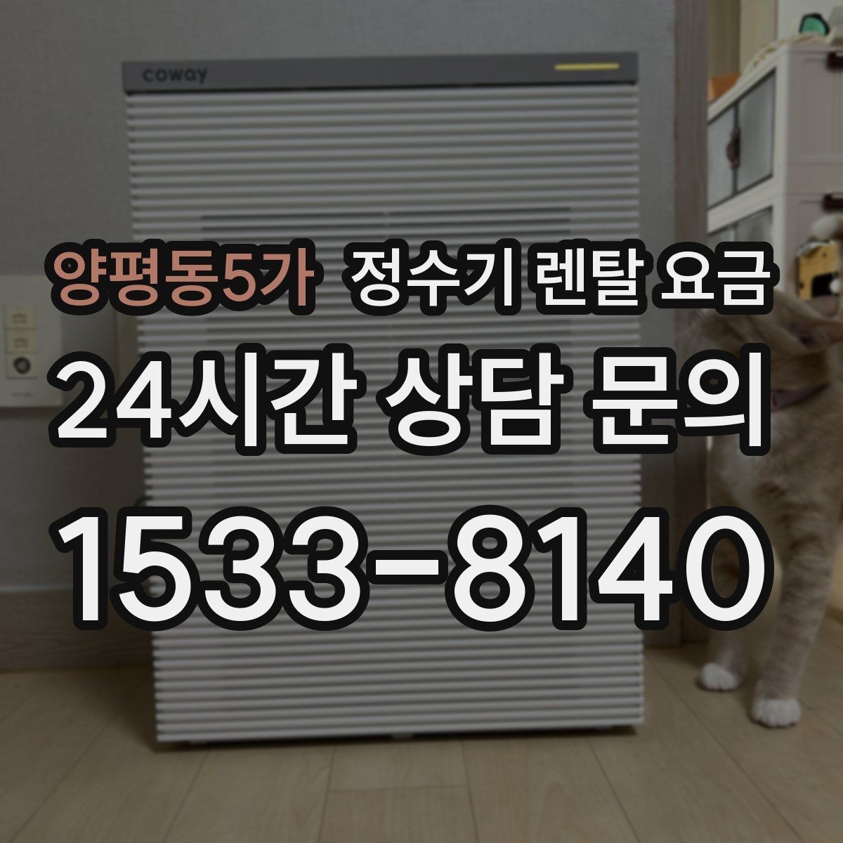 양평동5가 정수기 렌탈 요금 할인보다 계약 조건이 더 중요한 이유