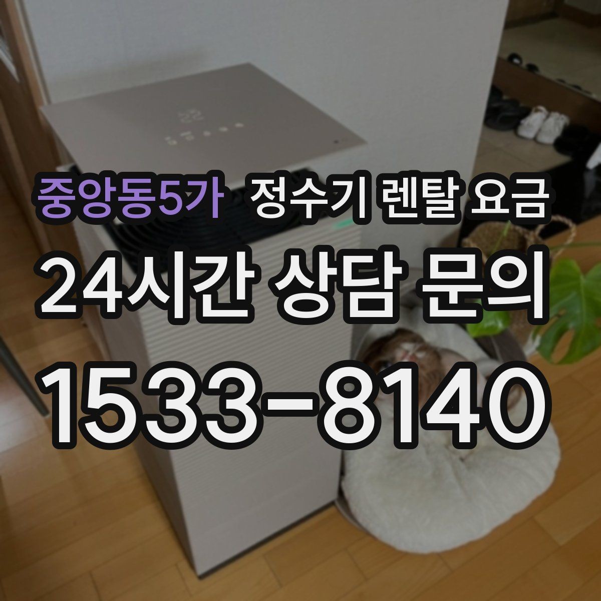 중앙동5가 정수기 렌탈 요금 월초와 월말 설치 차이