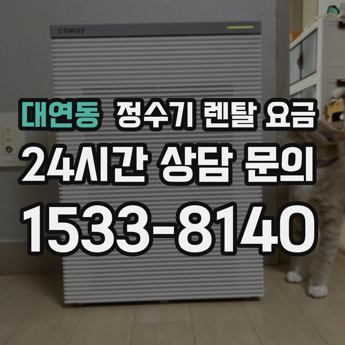 대연동 정수기 렌탈 요금