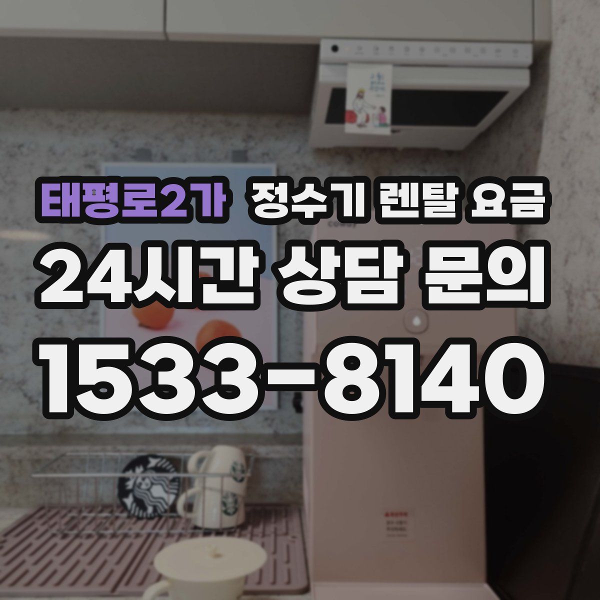 태평로2가 정수기 렌탈 요금