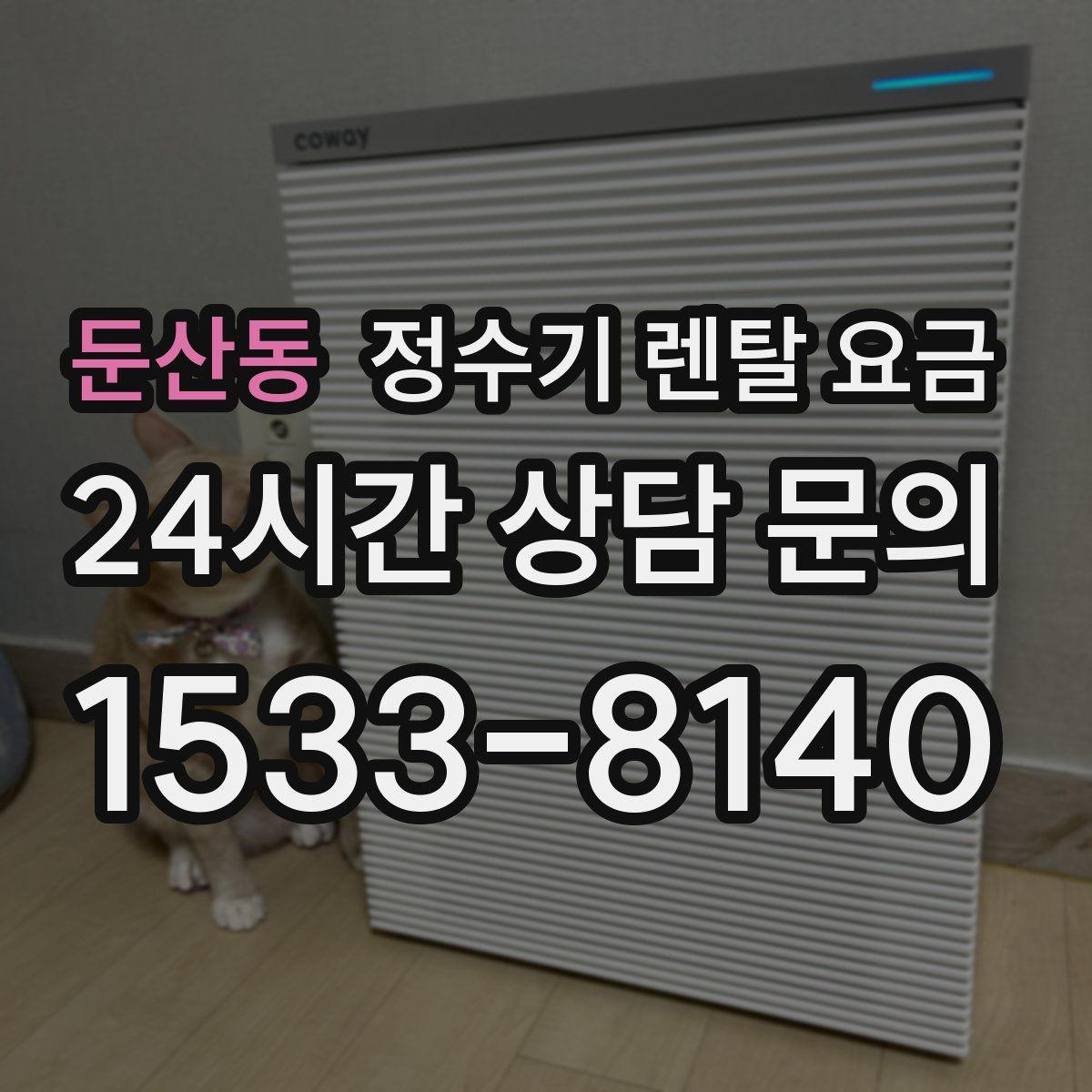 둔산동 정수기 렌탈 요금