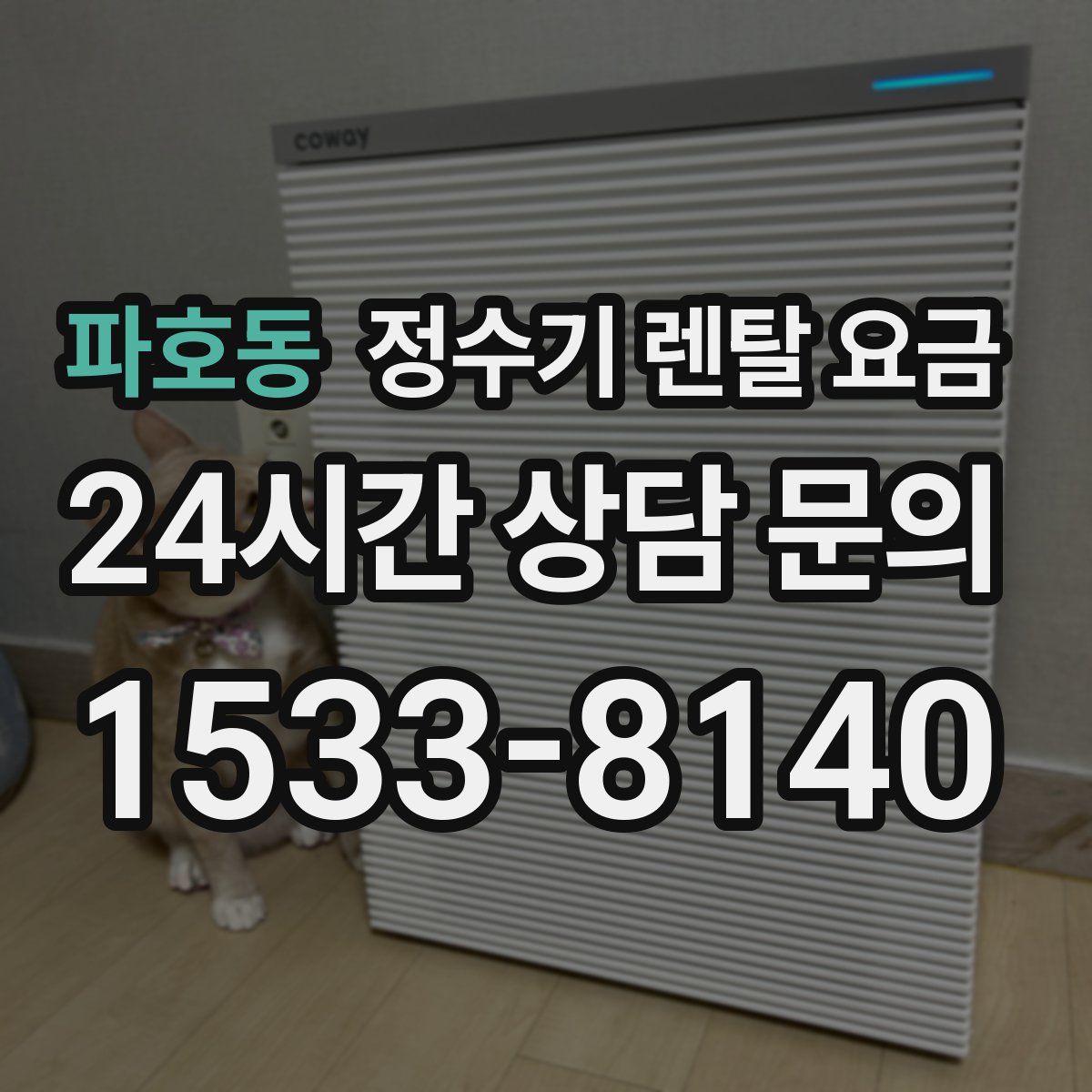 파호동 정수기 렌탈 요금