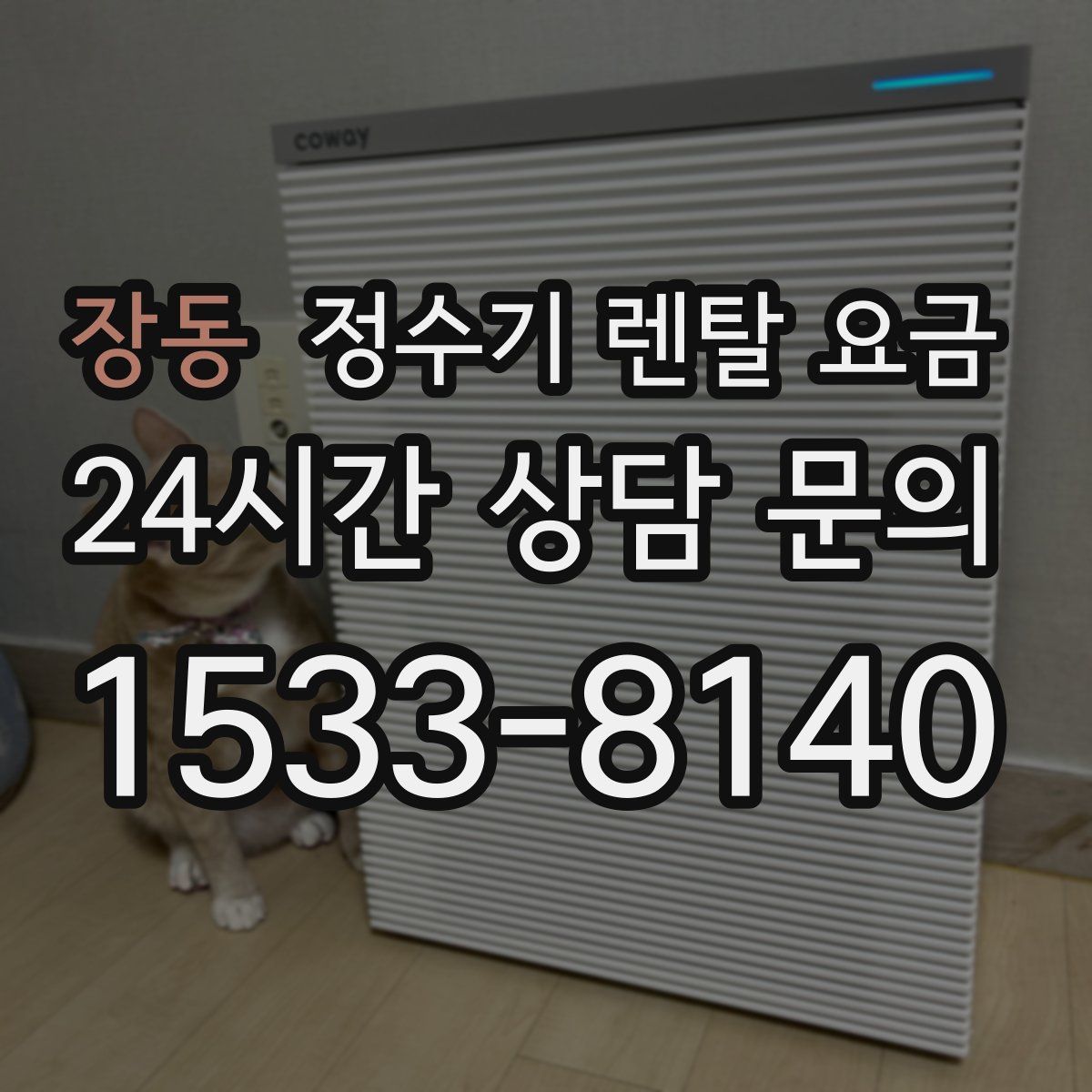 장동 정수기 렌탈 요금